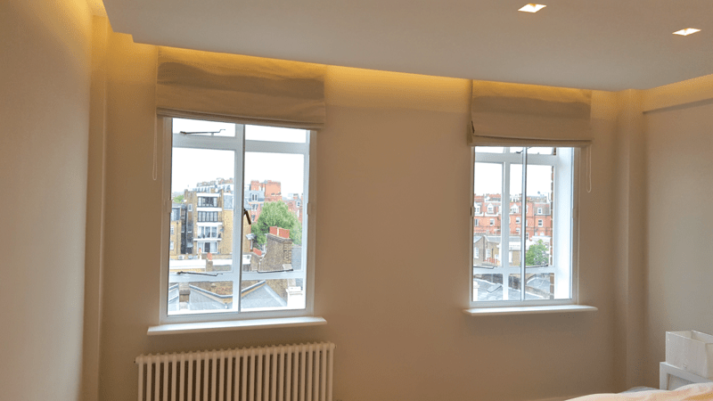 Acoustic secondary glazing installation on a London period property window